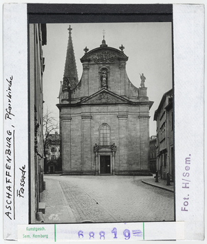 Vorschaubild Aschaffenburg: Pfarrkirche, Fassade 